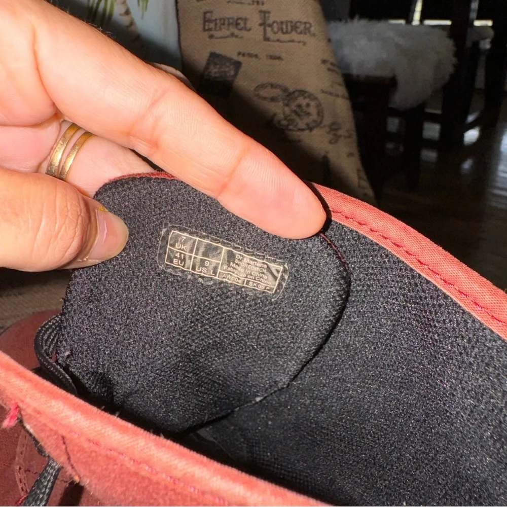 Dr. Martens Burgundy Sneakers - Picture 10 of 12